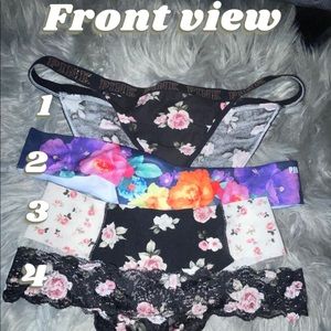 PINK VS Panties Floral Bundle